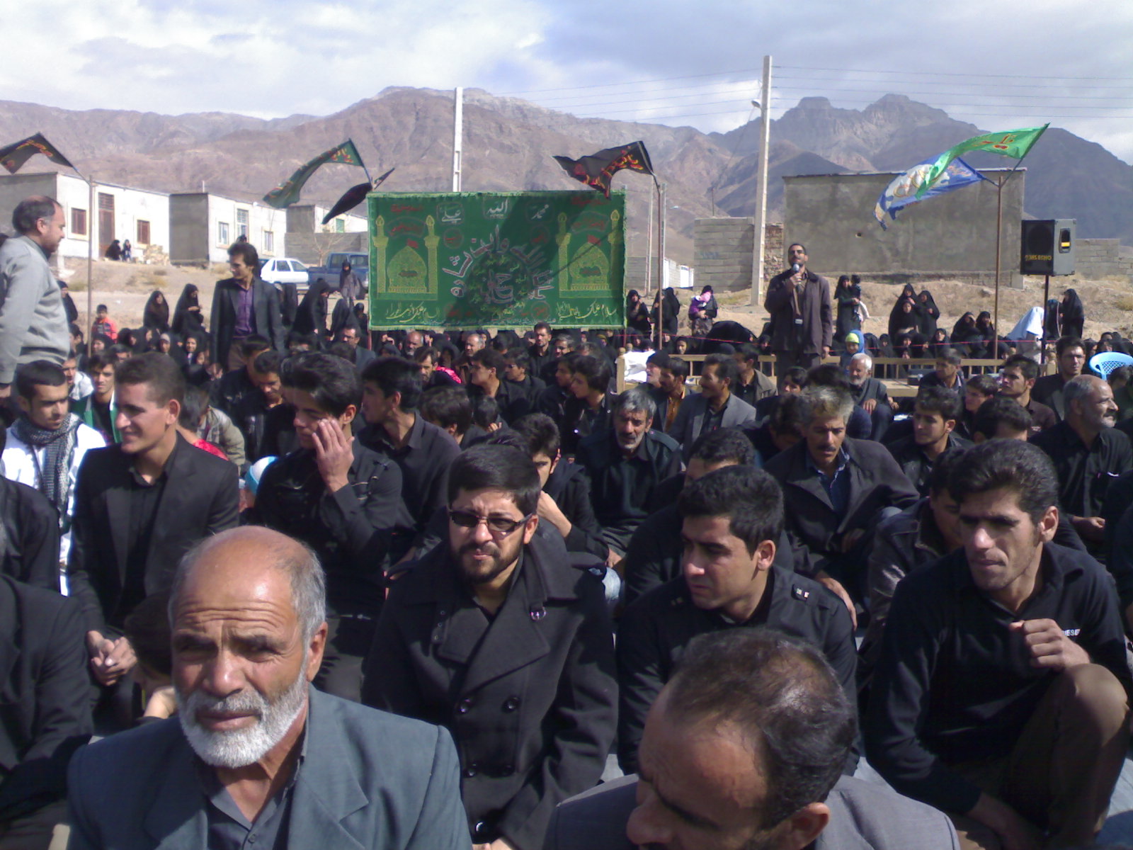 گزارش تصویری / عزاداری و تغزیه حسینی روستای طالقانی (گیسک)