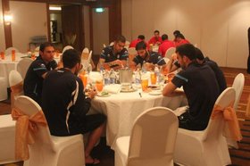 گزارش تصویری: تیم ملی سر میز شام