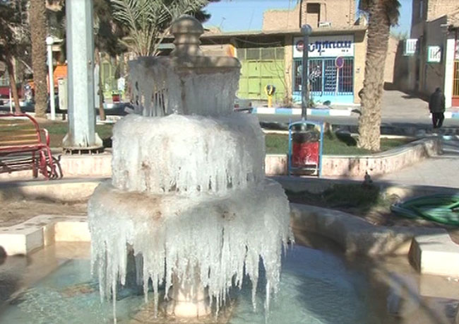 سرمای بی‌سابقه هوا در گرمترین شهر یزد