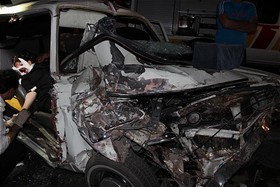 استاندارداصفهان: ۱۵ کشته به دلیل آتش سوزی در تصادف ۴ خودرو