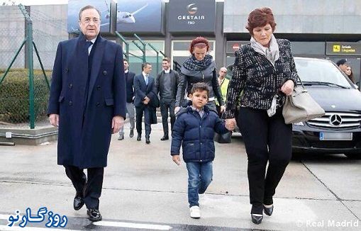 رونالدو، مادر، پسر و نامزدش در زوریخ (+تصاویر)