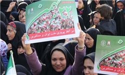 زرندی ها هم امروز مانند دیگر نقاط ایران در صحنه بودند