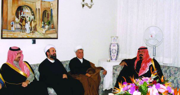 حضور پادشاه عربستان در منزل هاشمی رفسنجانی (عکس)
