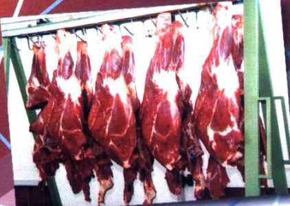 لاشه های  گوشت بدون مهر و لیبل ضبط می‌شود
