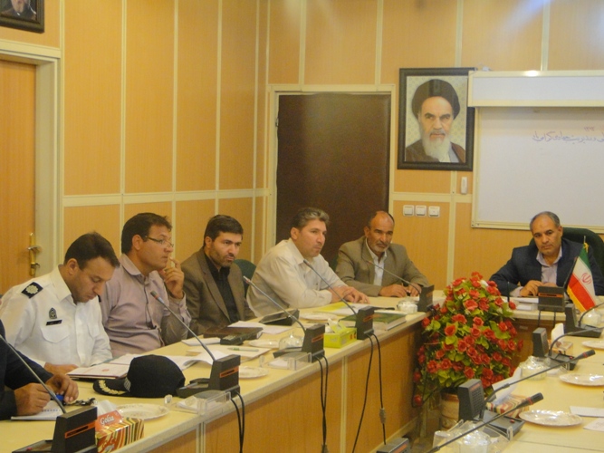 اولین جلسه شورای ترافیک در محل فرمانداری زرند برگزار شد