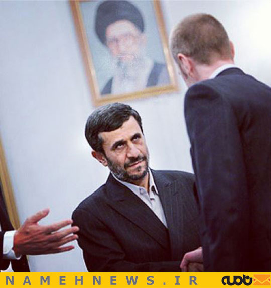 عکسی که احمدی‌نژاد در واکنش به دیدار روحانی و کامرون منتشر کرد