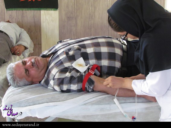 اهداء خون توسط کارکنان شهرداری زرند