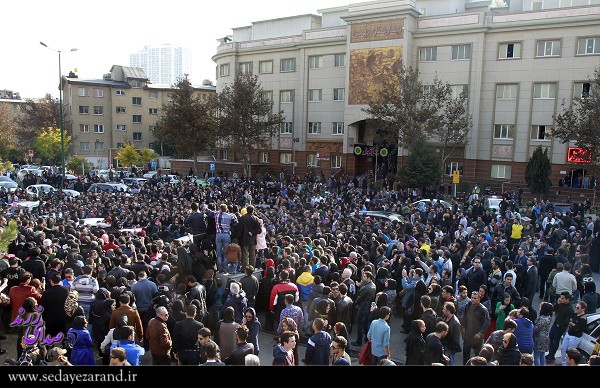هزاران طرفدار مرتضی پاشایی گردهم آمدند