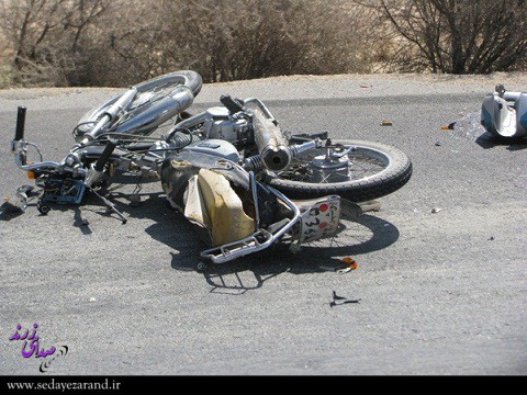 برخورد موتورسیکلت‌ها یک کشته بر جای گذاشت
