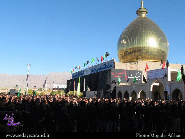 دوربین صدای زرند در تجمع بزرگ عزاداران اربعین حسینی(ع) زرند