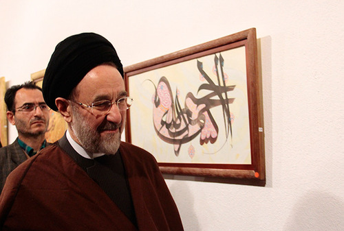 محمد خاتمی در فرهنگسرای نیاوران (عکس)