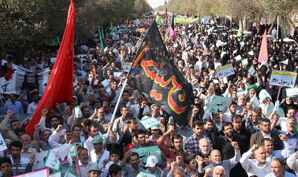 راهپیمایی ۱۳ آبان زرند از چهار راه شهید باهنر آغاز می‌شود