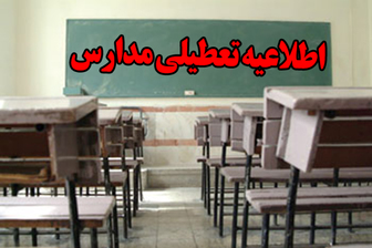 مدارس استان کرمان از فردا تا آخر هفته تعطیل شدند