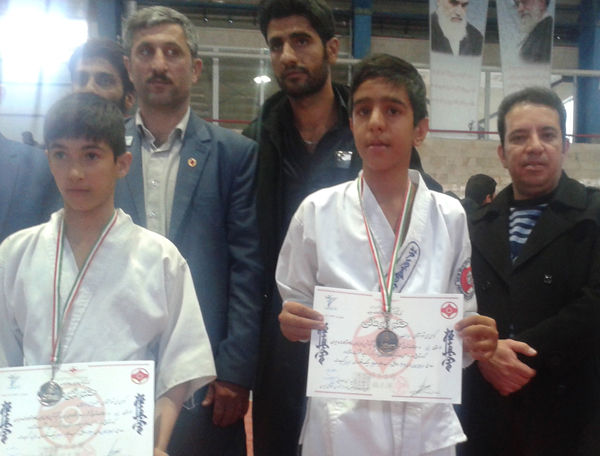 کسب مقام سوم مسابقات قهرمانی کشوری کاراته توسط نوجوان زرندی