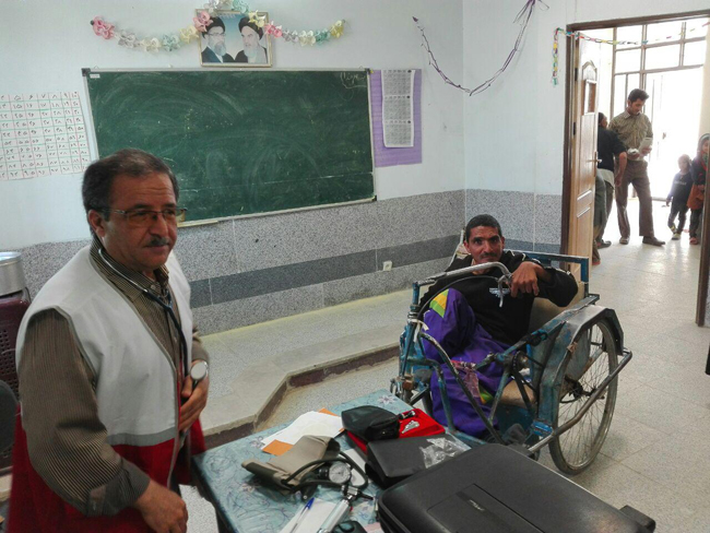 ویزیت رایگان بیماران در دهستان سربنان زرند
