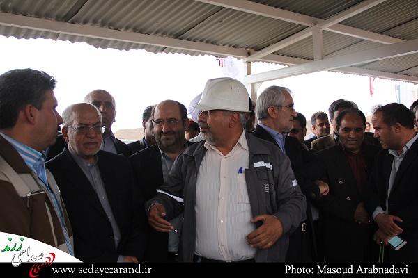 بازدید وزیر صنعت، معدن و تجارت از مجتمع سنگ آهن جلال آباد زرند
