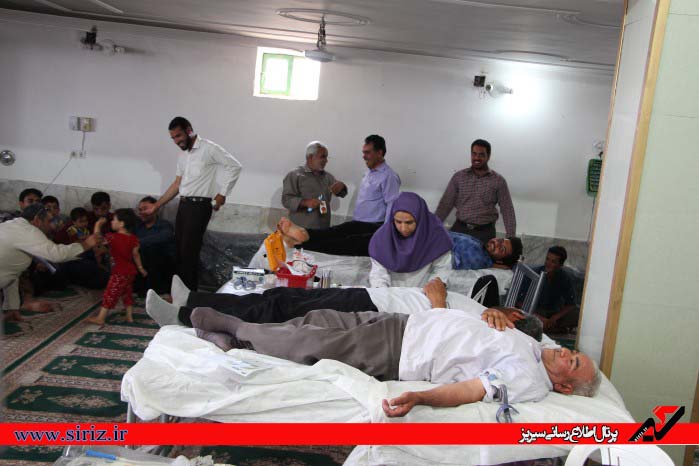 اهدای ۲۷هزار سی سی خون توسط مردم سیریز به نیازمندان
