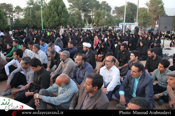 مراسم سالگرد ارتحال امام خمینی(ره) در زرند برگزار شد (+تصاویر)