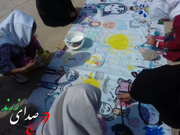 اردوی جهادی کانون پرورش فکری کودکان کرمان در زرند برگزار شد (+تصاویر)
