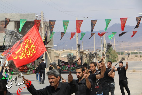 مراسم عزاداری تاسوعای حسینی در زرند برگزار شد (+ تصاویر)