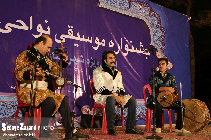 دهمین جشنواره موسیقی نواحی ایران در زرند برگزار شد