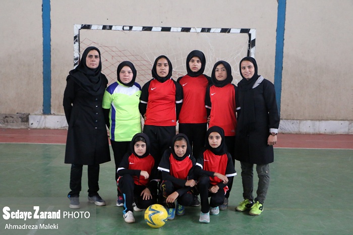 کسب مقام سومی دختران فوتبالیست نونهال زرندی در مسابقات استان