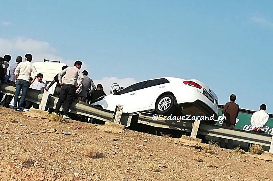 یک کشته در برخورد سواری سراتو و تیبا روی پل مطهرآباد زرند
