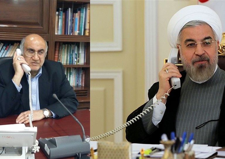تماس تلفنی رئیس جمهور با استاندار کرمان