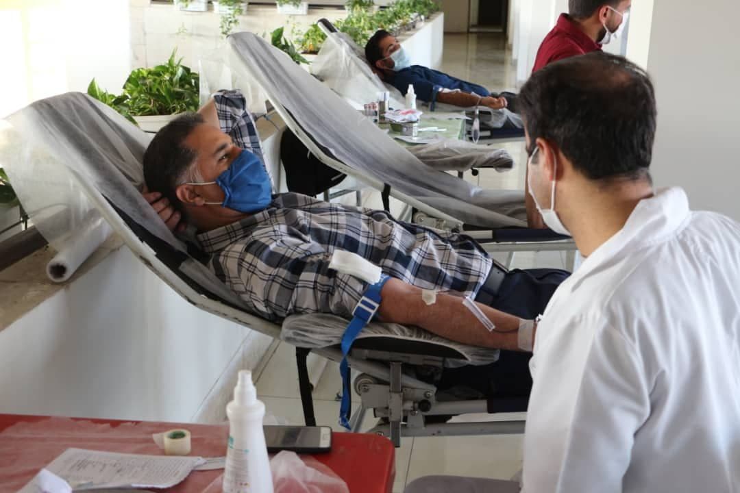 اهدای بیش از ۳۱ هزار سی سی خون در پایانه بین المللی راه آهن زرند