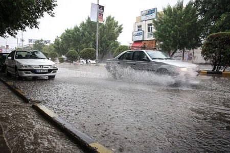 بارش باران در شمال و غرب استان