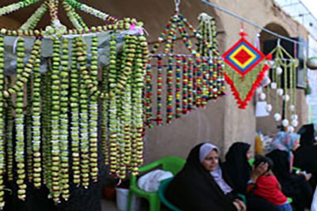 برگزاری جشنواره شده بافی در زرند