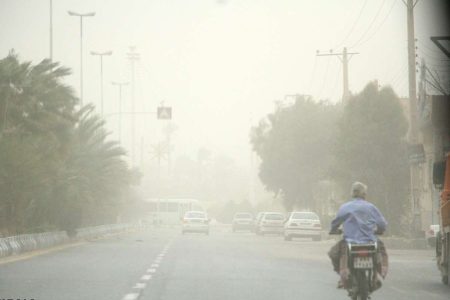 غلظت غبار در شهر های شمالی استان کاهش می یابد
