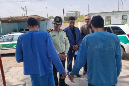 دستگیری ۲ سارق تجهیزات انتقال آب شرب زرند