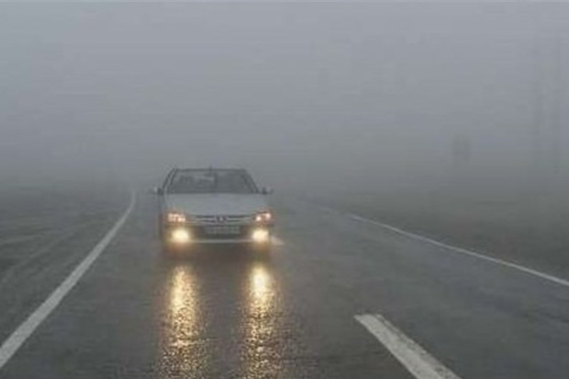 مه گرفتگی جاده های کرمان طی امروز و فردا