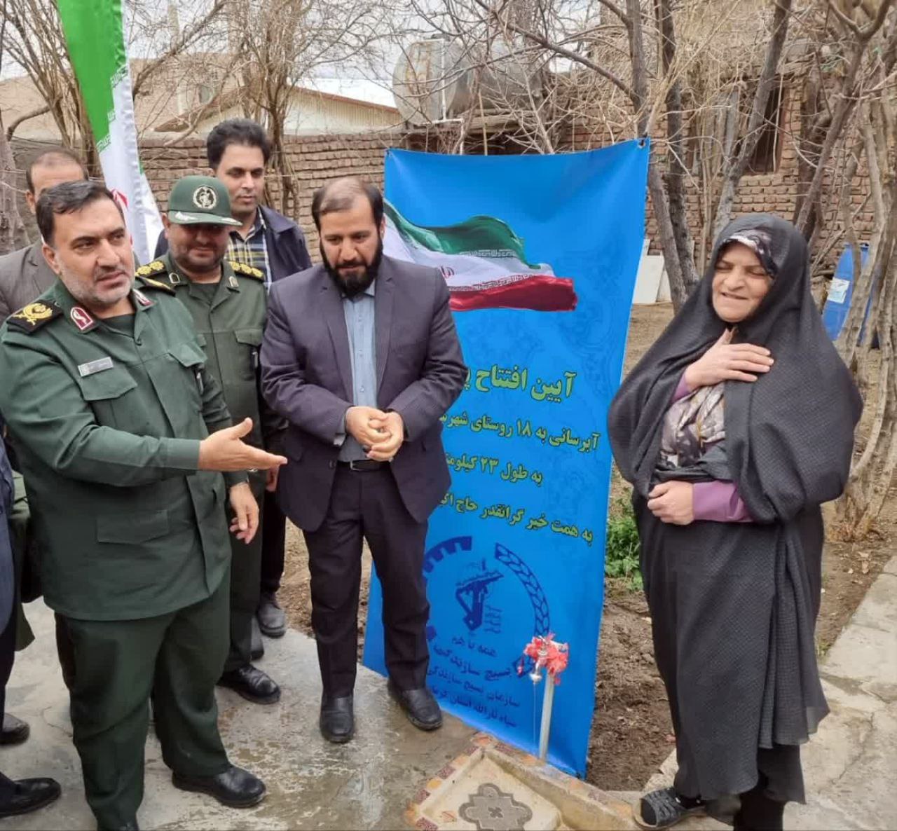 افتتاح پروژه آبرسانی به ۱۹ روستای محروم منطقه سربنان شهرستان زرند (+فیلم)